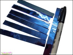 stained glass tile blue